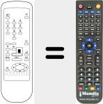 Replacement remote control for DSB 9800 (ver. 2)